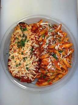 Golden Chicken Parmesan Plate
