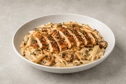 Cajun Chicken Mushroom Alfredo