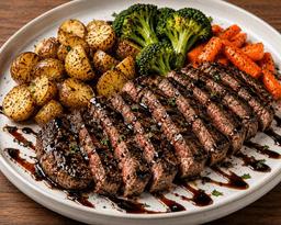 Balsamic-Drizzled Sirloin