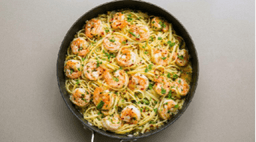 Spicy Garlic Shrimp Alfredo
